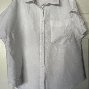 100% European Linen Camp Shirt